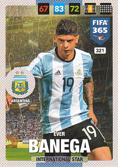 Ever Banega Argentina 2017 FIFA 365 International Star #321